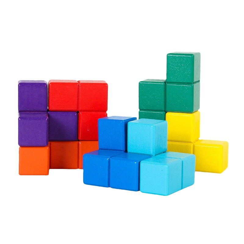 Soma Building Blocks Cube Tetris 3D Puzzle Luban Lock Tangram Kidsren's Early Education Educational Toys