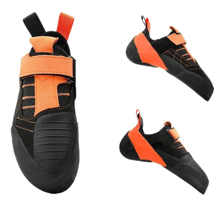 Rock Climbing Shoes Professional Skills Men's and Women's Rock Climbing Shoes Children's Rock Climbing Bouldering Rock Climbing Training Shoes Wild Climbing Buckle Breathable