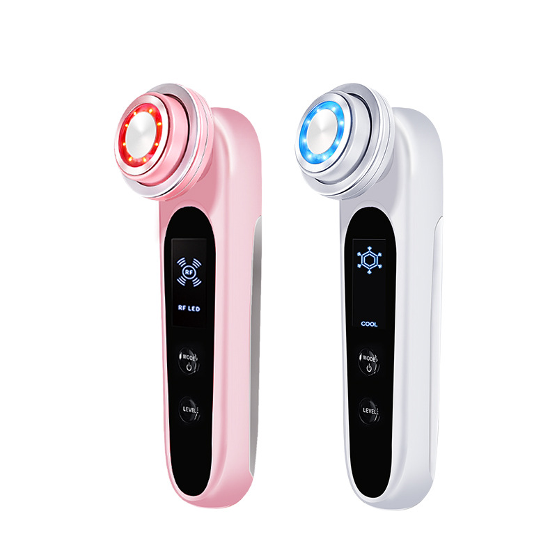 Cross-Border Beauty Instrument, Hot and Cold Photon Rejuvenation Instrument, Facial Skin Care Instrument, Facial Vibration Massage Essence Introduction to Beauty