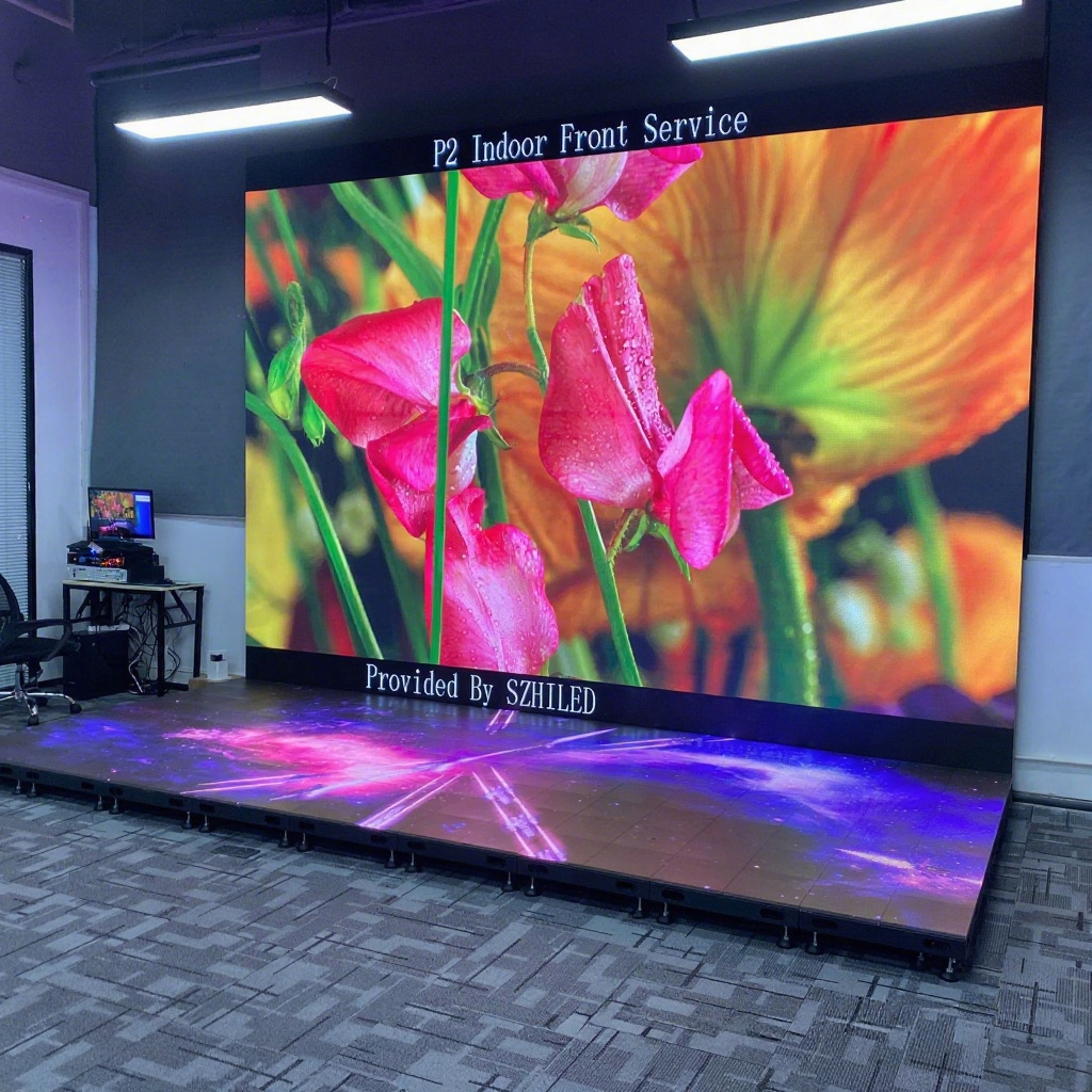 Indoor Full-Color Display Led Display Suitable for Conference Rooms, Hotel Exhibition Halls, Embedded Full-Color Led Displays