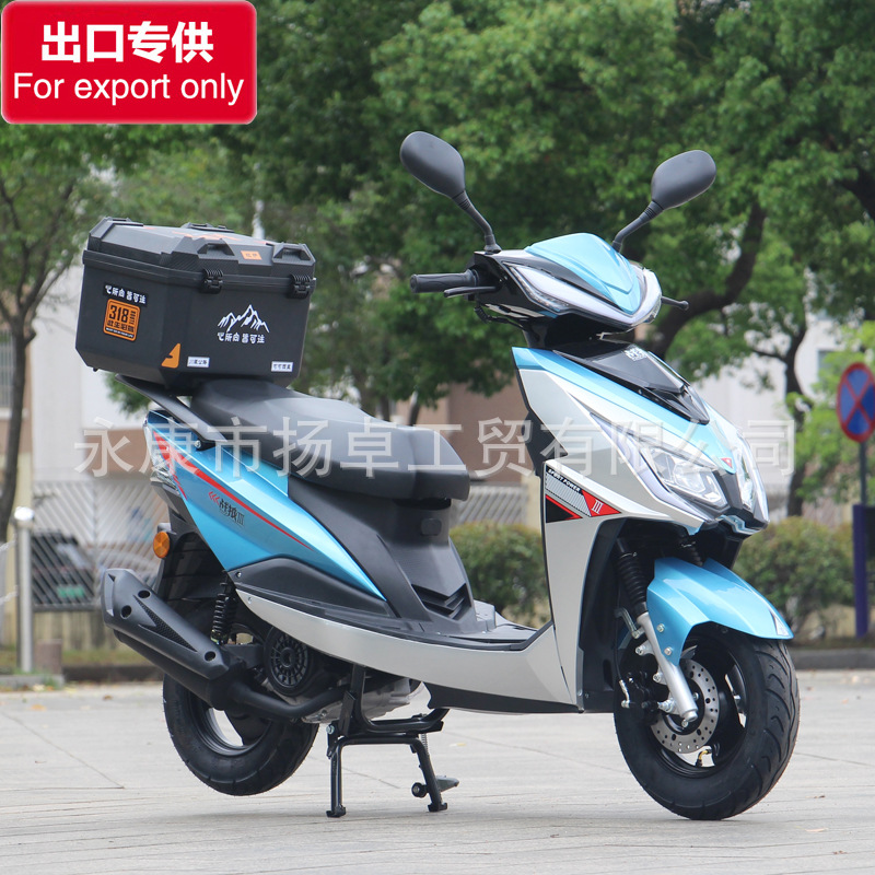 Cross-Border Supply of Wolf Warrior Scooter 125Cc Fuel Moped Wholesale Export to Mongolia 49Cc Motorcycle