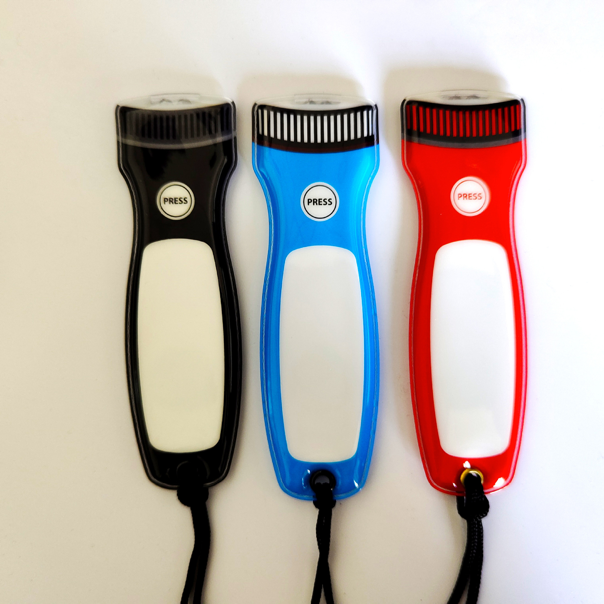 Плоский фонарик из PVC с магнитом, магнитный LED фонарик