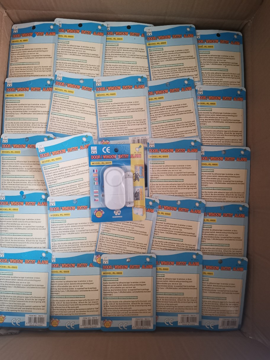 Amazon's Best-Selling Compact and Affordable 90-Decibel Loud Sound Alarm Door Magnetic Detector Door and Window Alarm