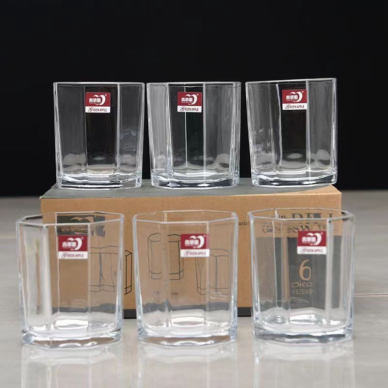 Straight milk transparent glass large capacity thickened coffee cup household breakfast cup soybean milk cup juice cup wholesale