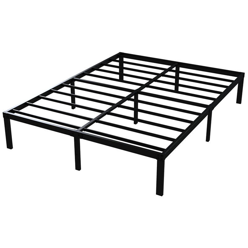 Cross-Border Special Supply for Bedroom Double Bed Removable Platform Bed Frame Simple Hotel Large Platform Iron Bed Frame