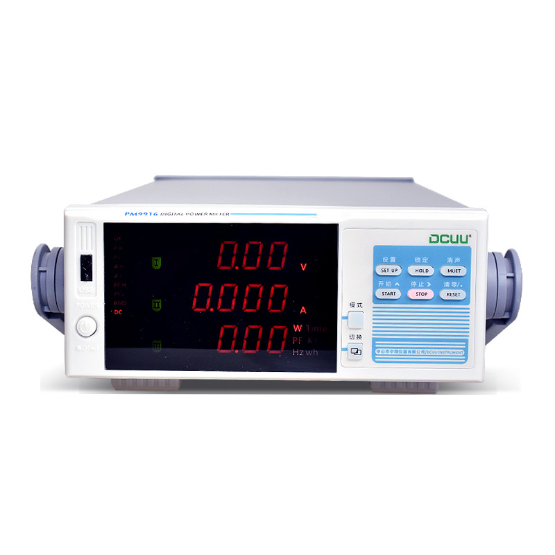 Pumei Electrical Parameter Tester 20A40A80A100200A Voltage Current Power Meter Pm9915B/9916B