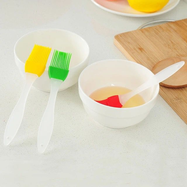 Silicone Oil Brush Small Barbecue Brush High Temperature Resistant No Hair Drop Kitchen Baking Tools Cake Oil Brush Seasoning Household Brush