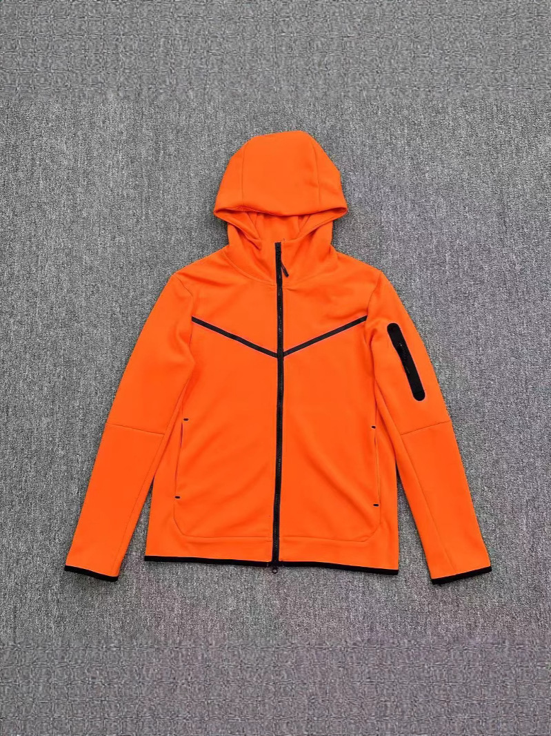 25 Sports Suit Men's Spring & Fall Knitted Casual Hooded Cardigan Men's Sportswear Sweatshirt Top Loose and Casual