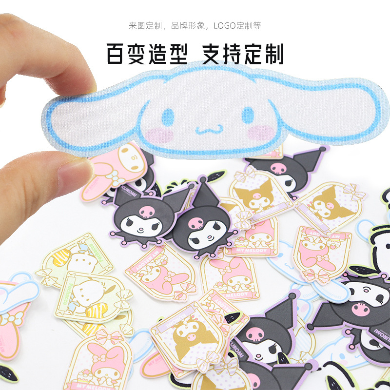 Aoqi Factory Direct Custom Microfiber Phone Cleaning Stickers Cartoon Stickers Advertising Phone Cleaning Stickers