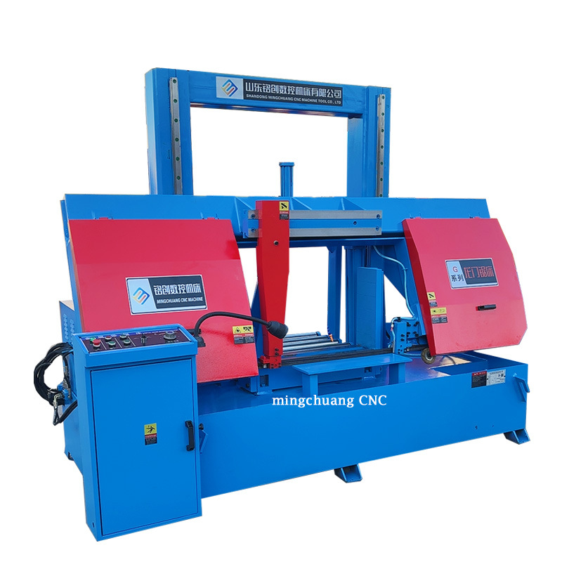 Gb4265 High-Efficiency Mold Steel Cutting Double-Column Gantry Band Saw Machine 650mm Semi-Automatic Horizontal Metal Saw