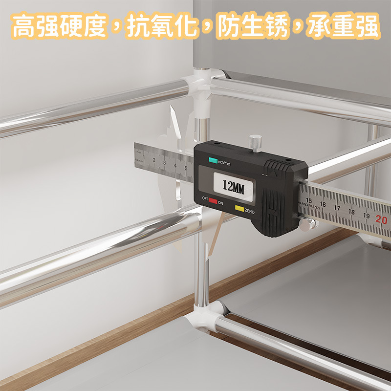 88130 Cross-Border Export Hot-Selling Simple Wardrobe Multi-Functional Large-Capacity Dust-Proof Home Bedroom Cabinet Assembly