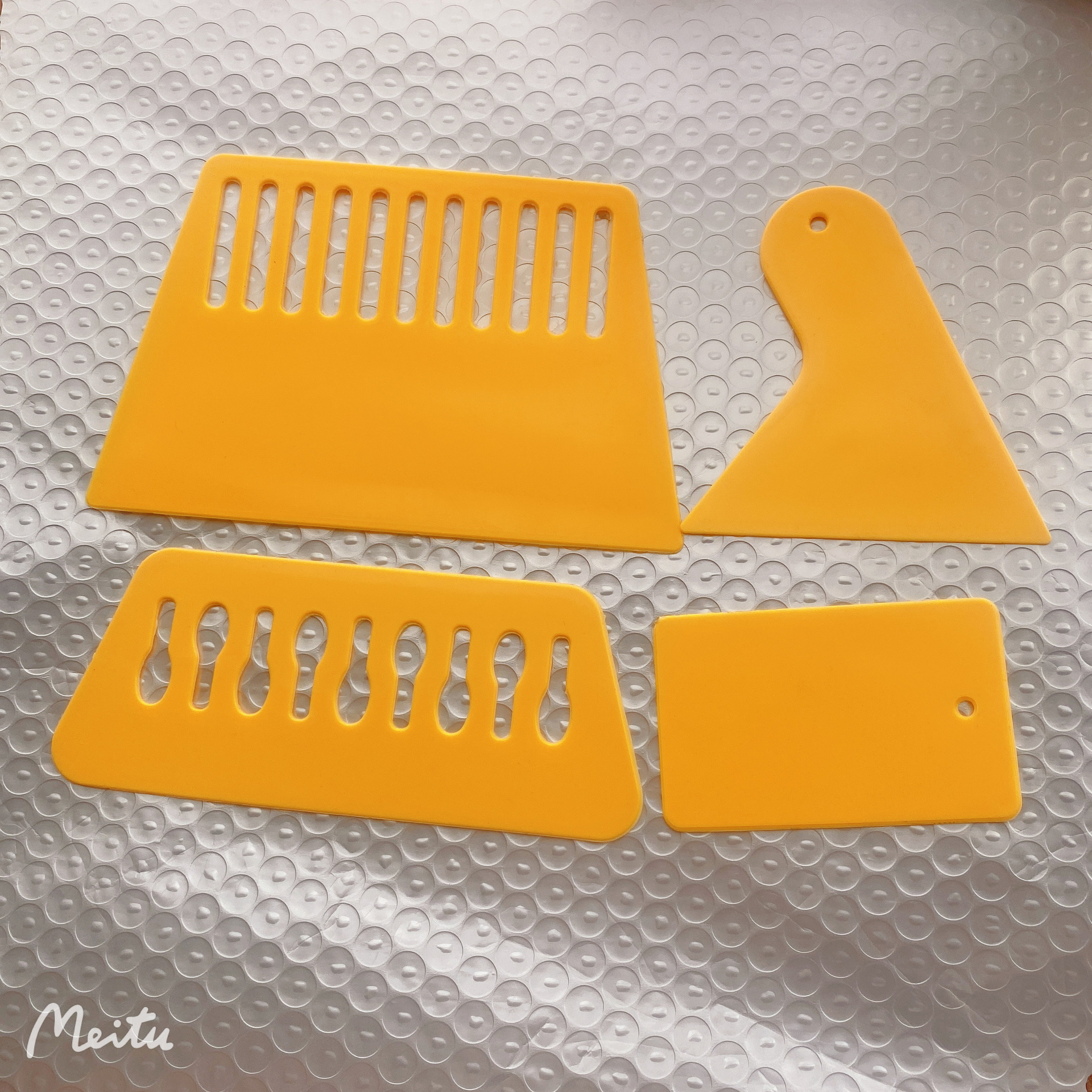 Скребок для обоев, инструмент для пленки, прозрачный скребок для краски, пластиковый скребок, резак для лапши оптом