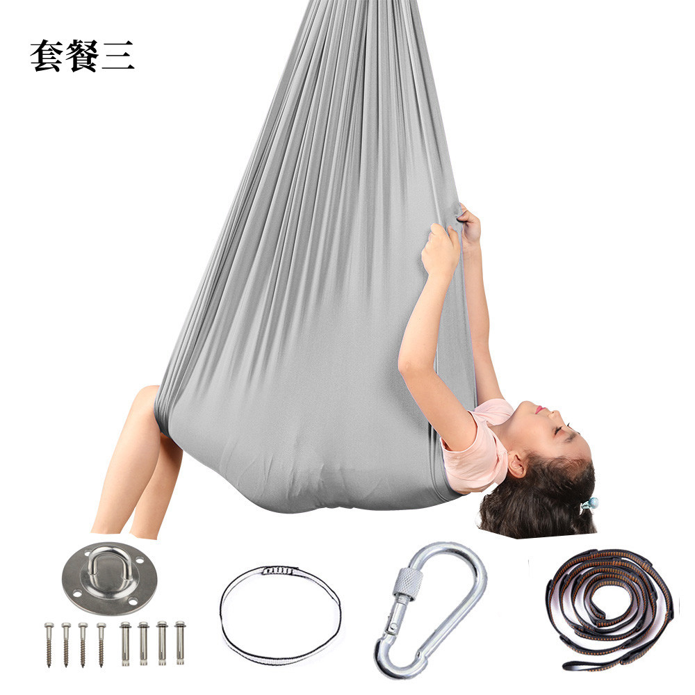 Therapy Yoga Swing Kidsren's Yoga Hammock Swing Polyester Material Aerial Elastic Sensory Training