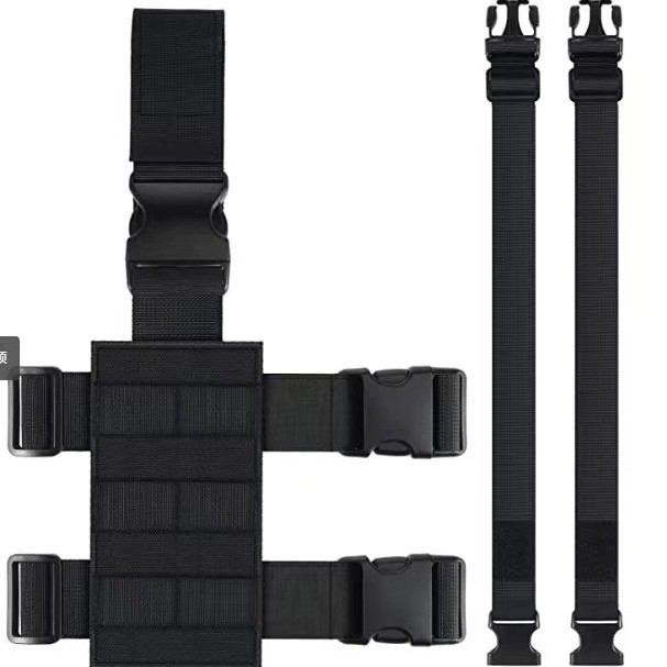 Tactical multi-function leg hanging Molle system analog leg bag real person CS outdoor sports accessories leggings waist bag