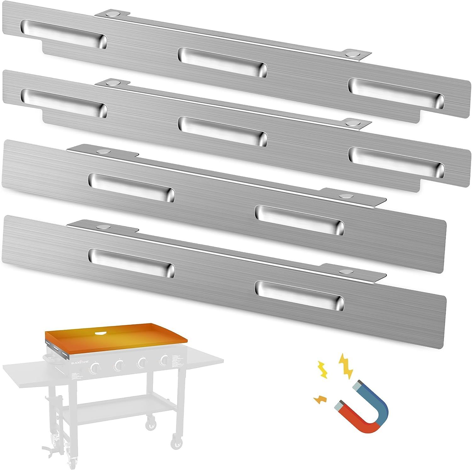 17 22 28 36 дюймов лобовое стекло из нержавеющей стали 430 аксессуары для гриля боковая решетка барбекю