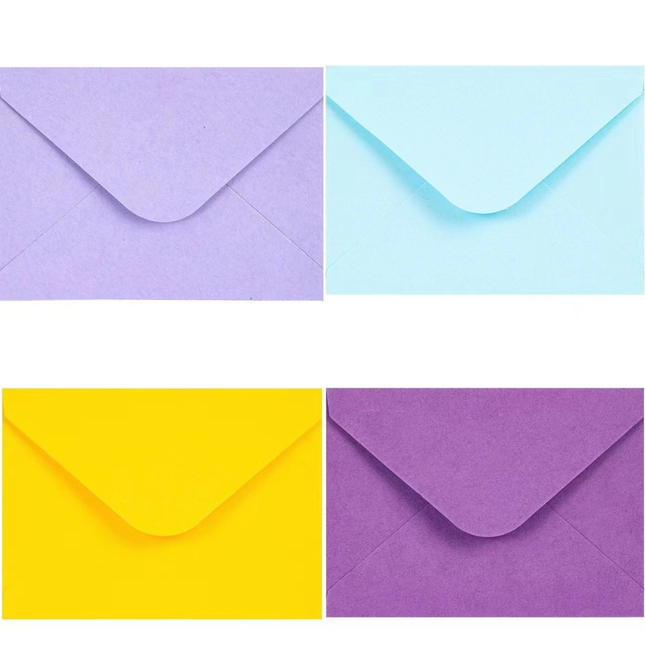 Colorful Double Offset Paper Envelope Custom Wholesale No. 5 Western European Style Greeting Card Invitation Card Document Bag Production