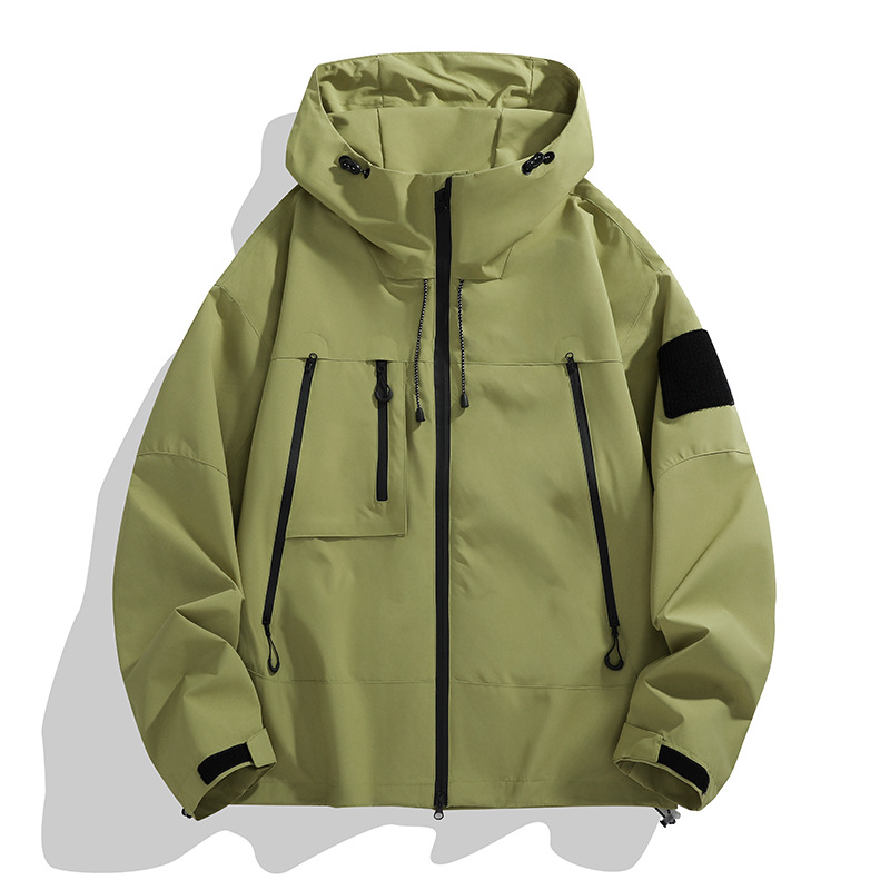 Couple Jackets for Men and Women Same Style 2025 Spring New Men's Korean Style Outdoor Sports and Casual Hooded Jackets Trendy