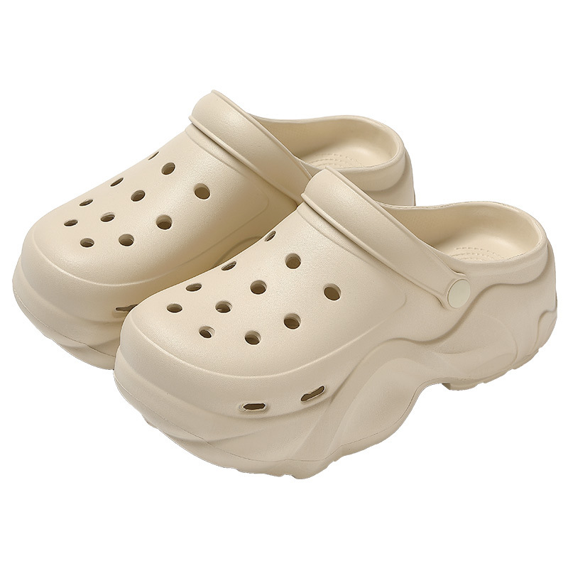 Cartoon Croc Shoes Women's Summer 2025 New Eva Indoor Home Non-Slip Outerwear Thick-Soled Sandals Women's Wholesale
