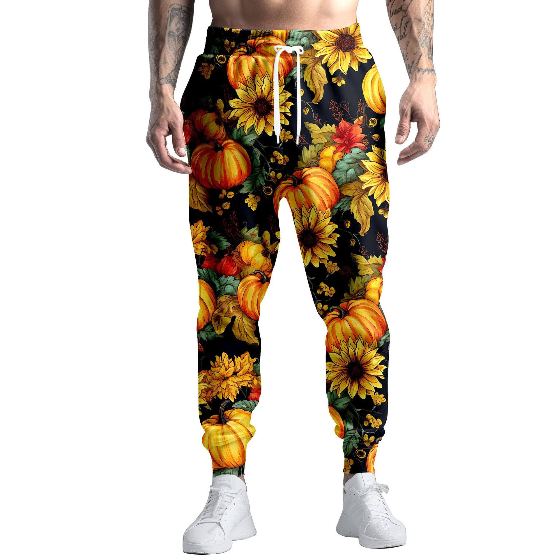 Foreign Trade European and American Fashion 3D Digital Printing Colorful Pigment Graffiti Pants Straight Men's and Women's Pants Loose Casual Pants