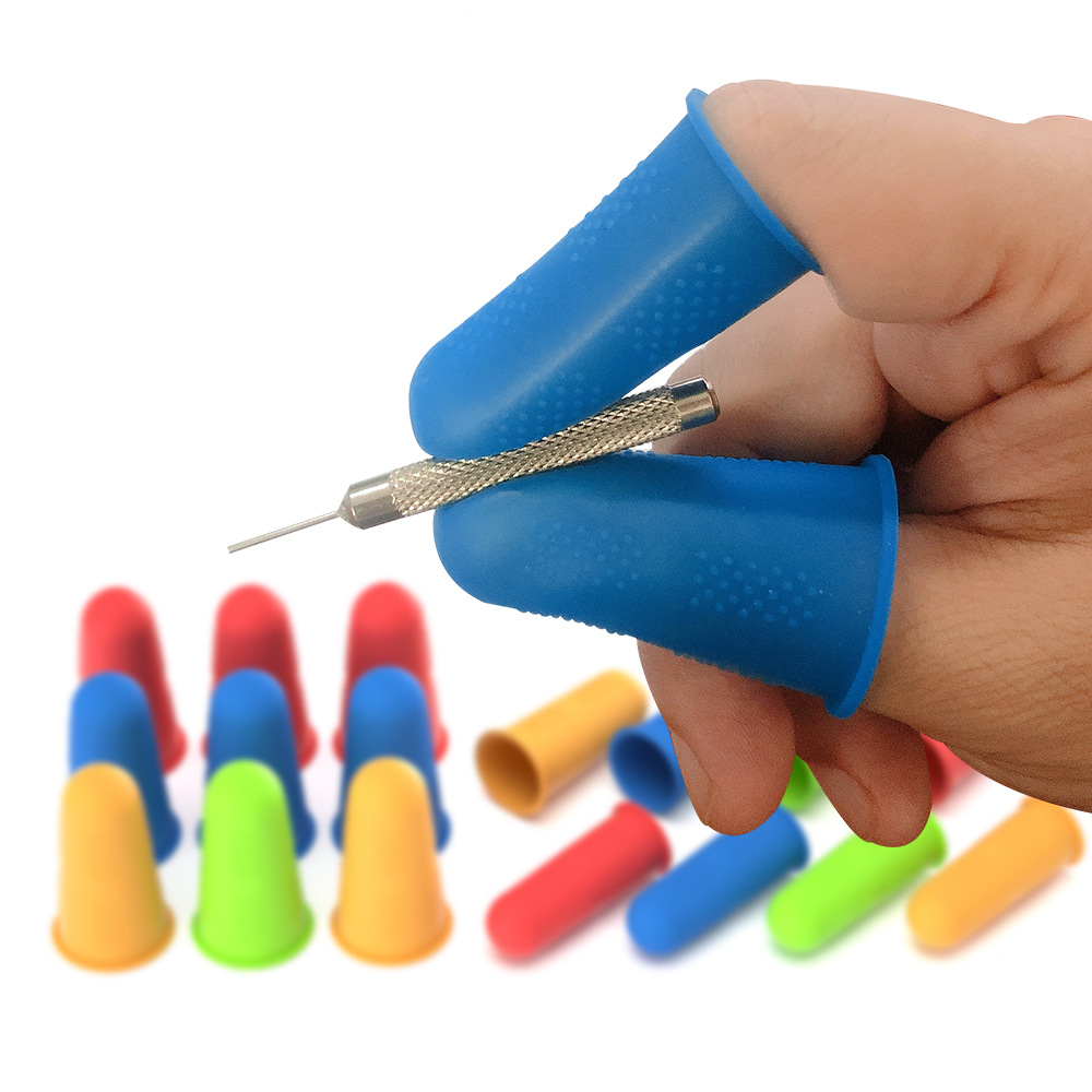 Guitar Finger Cover Silicone Finger Protective Cover Beginner Practice Playing Piano and Pressing String Finger Cover Finger Cover Guitar