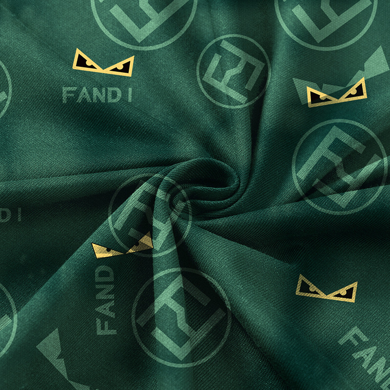 RT0515 Short Sleeve-RDK0915 Shorts Green Bottom F Eyes Short Sleeve Shorts Versatile Casual suit