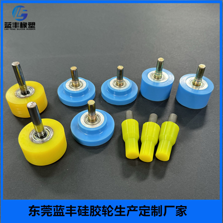 Woodworking Machinery Rubber Wheel Silicone Wheel Casing Machine Rubber Wheel Pressure Wheel Edge Banding Machine Rubber Wheel Pressure Material Walking Leather Wheel
