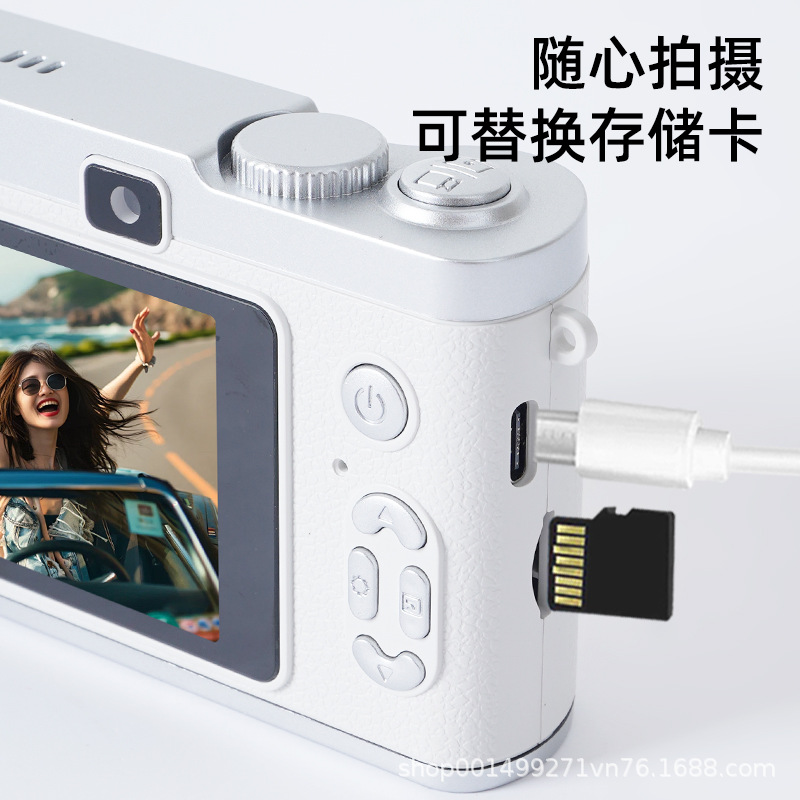 Cross-Border H6 Camera Hd Dual Camera Ccd Retro Kidsren's Camera Student Campus Entry-Level Digital Card Machine