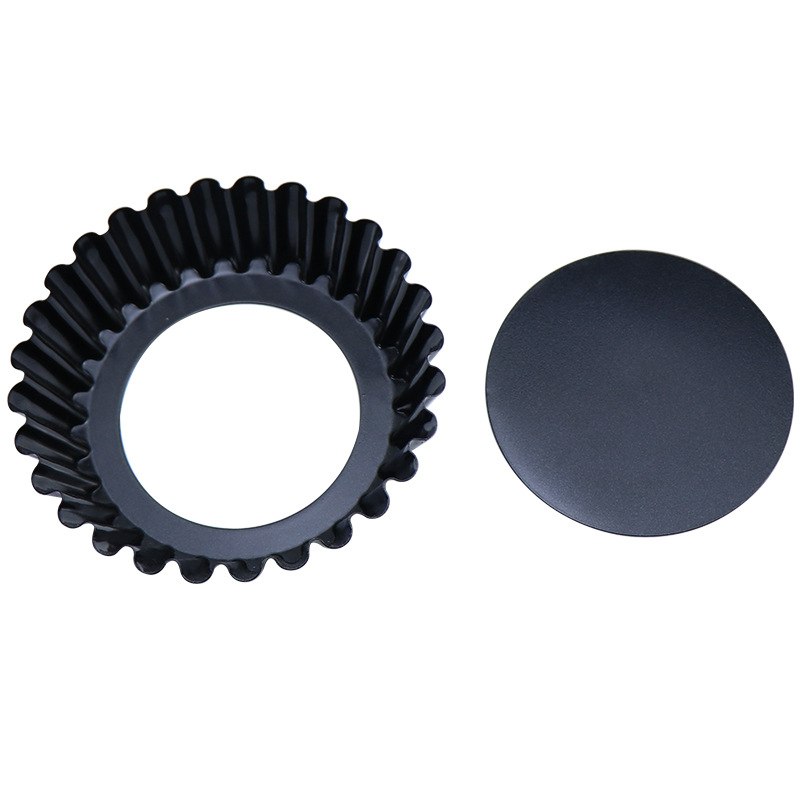 Factory non-stick chrysanthemum live bottom tart plate mold apple pie plate pizza plate baking plate baking tools cake baking plate