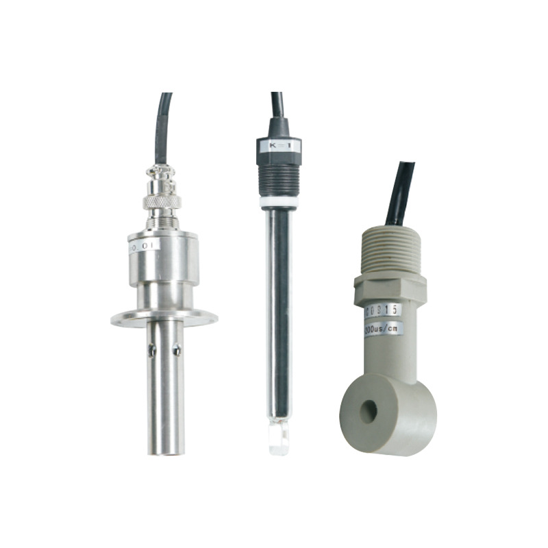 Online Conductivity Meter Probe Pure Water Electrode High-Precision Resistivity High-Temperature Resistant Sensor Conductivity Tester