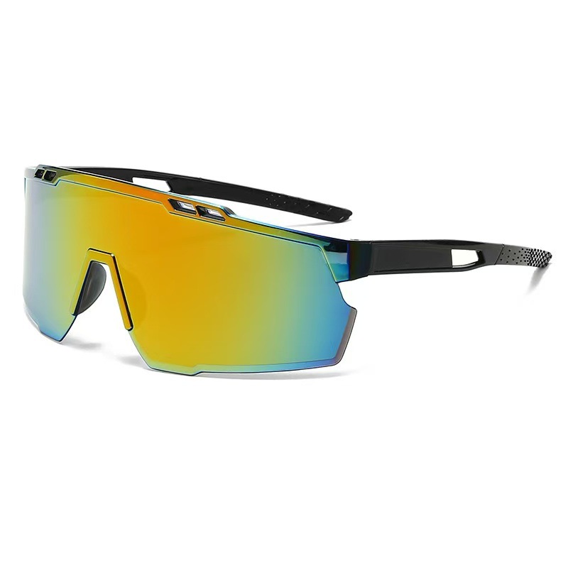 Trendy and Cool Cycling High-Definition Large-Frame Glasses Multi-Color Mountaineering and Skiing Sunglasses Outdoor Uv Protection Sunglasses
