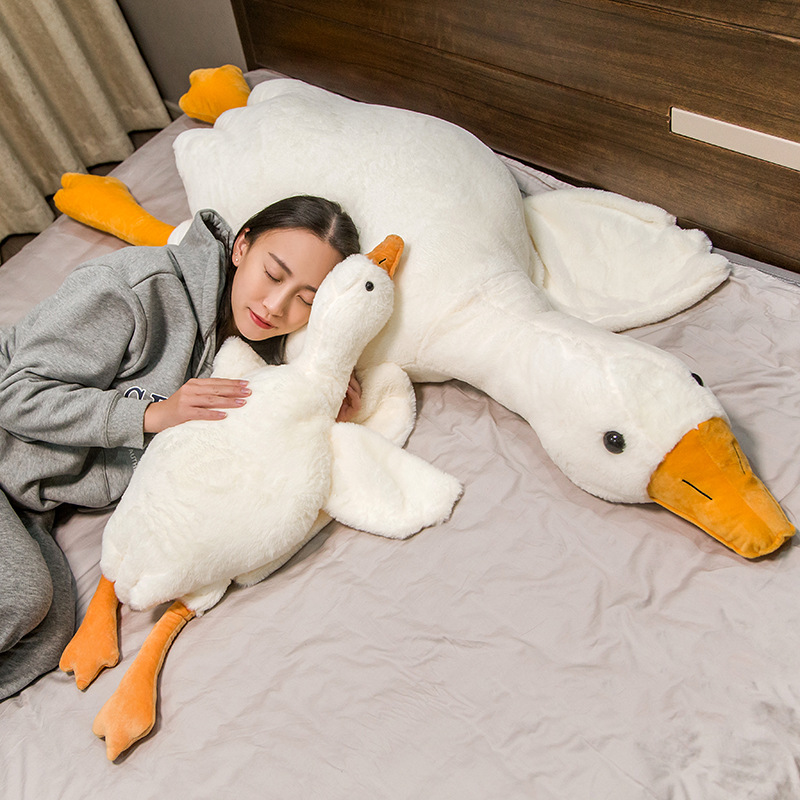 Cute Pillow White Goose Goose Doll Sleeping Pillow Plush Toy Exhaust Pillow Doll Plush Doll Wholesale