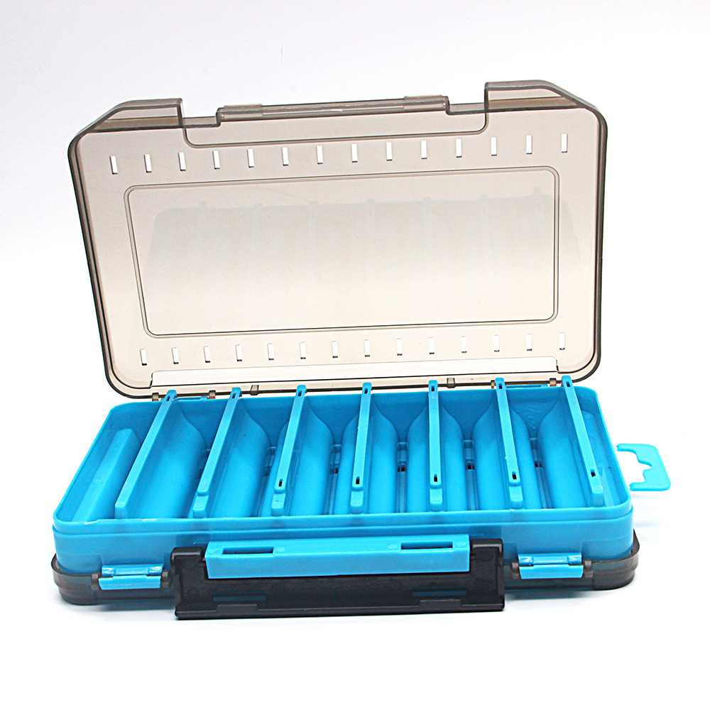 Double-sided Luya Box Fishing Gear Accessories Storage Box Fish Bait Box Mino Hard Bait Pencil Squid Luya Bait Box Fake Bait Box