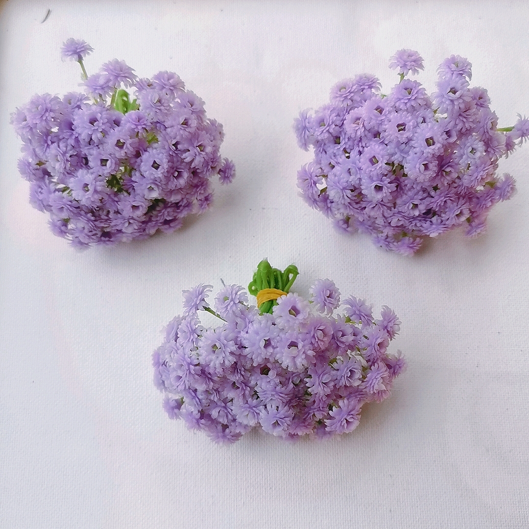 Wholesale Soft Glue Baby's Breath Wedding Bouquet Car Ornaments Bouquet Decoration Materials DIY Artificial Flower Accessories