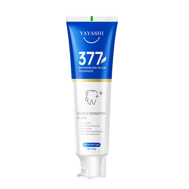 [Shake the same paragraph] 377 specializes in probiotic toothpaste to freshen breath, brighten and white teeth, reduce tooth stains and yellow teeth 100