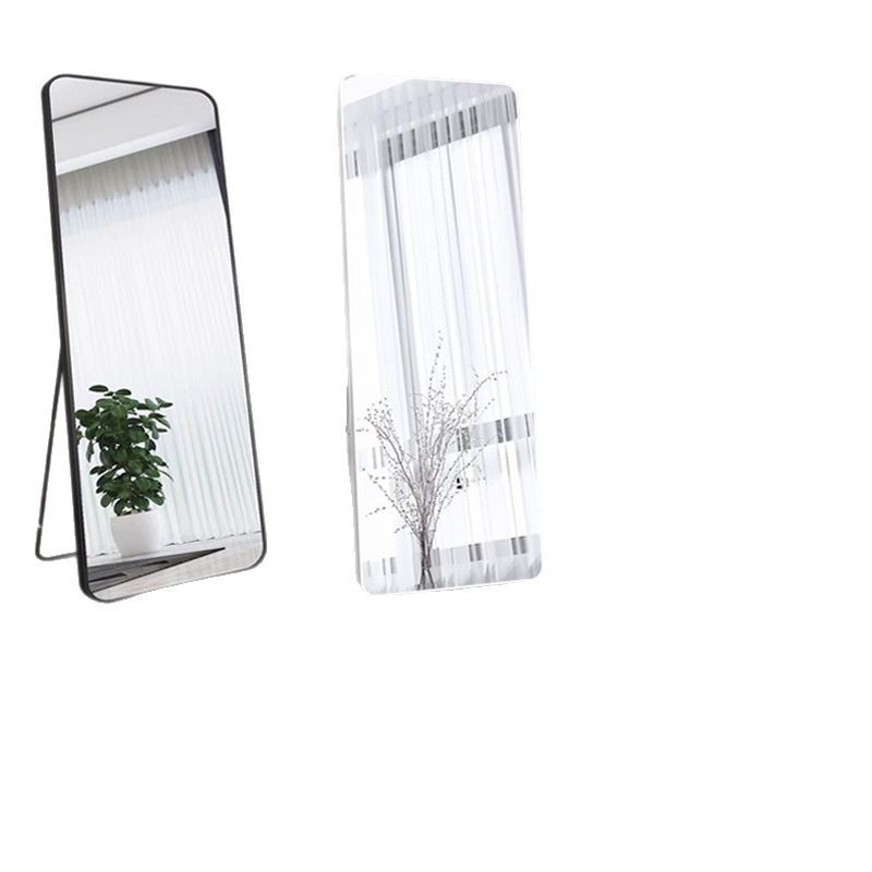 Full-Length Mirror Dressing Floor-Standing Mirror Household Wall-Mounted Wall-Mounted Internet-Popular Girls' Bedroom Dormitory Wall-Mounted Three-Dimensional Fitting Mirror