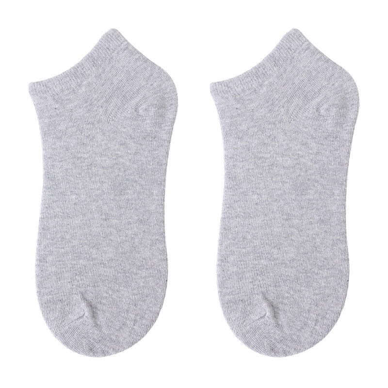 Disposable Cotton Socks for Men and Women, Black and White Gray Socks, No-Wash, Deodorant and Sweat-Absorbent Summer Thin Foot Bath Boat Socks Wholesale