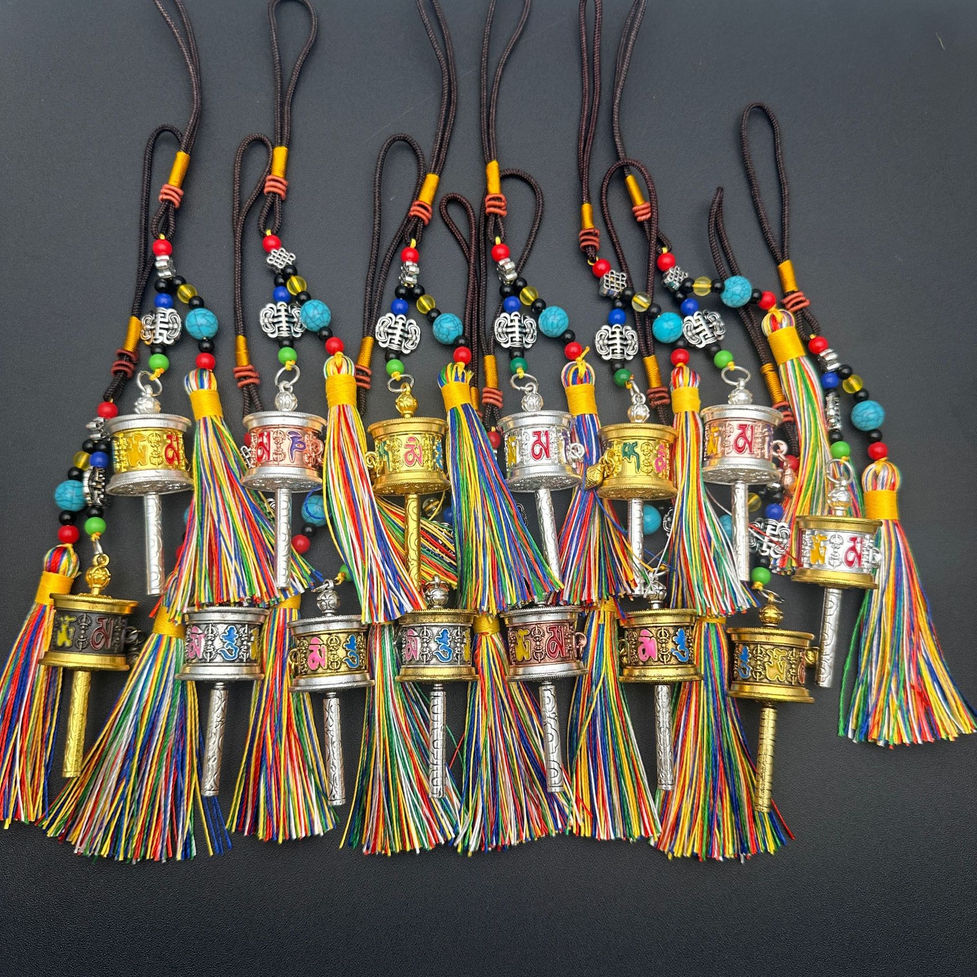 Кулон с молитвенным колесом Xizang, шести символов, для ключей, оптовая продажа, мини