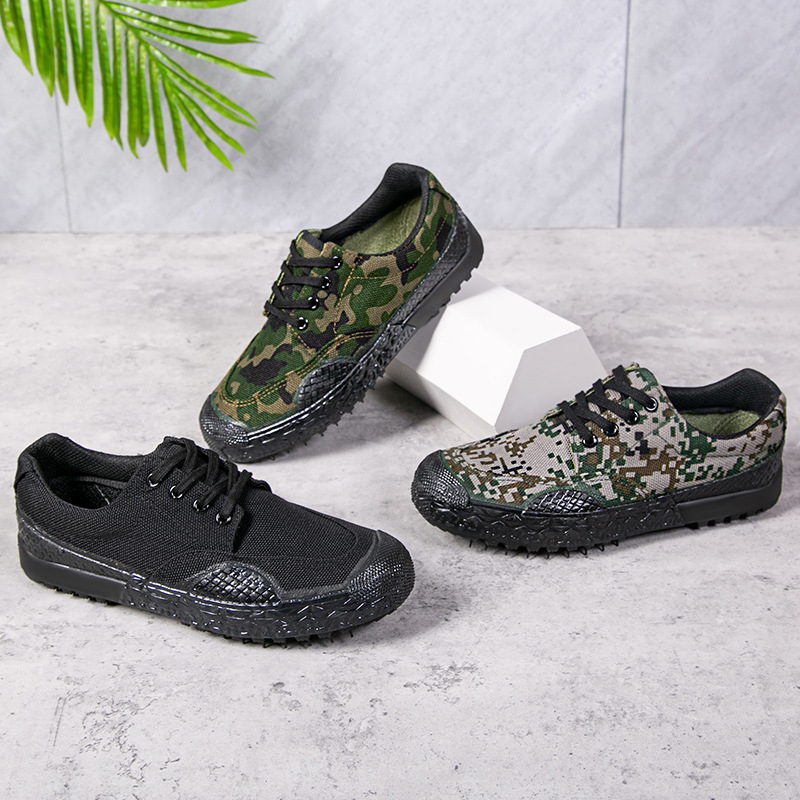 Liberation shoes 3520 genuine goods labor protection training shoes site shoes farmland shoes military training shoes double-layer rubber sole wear-resistant