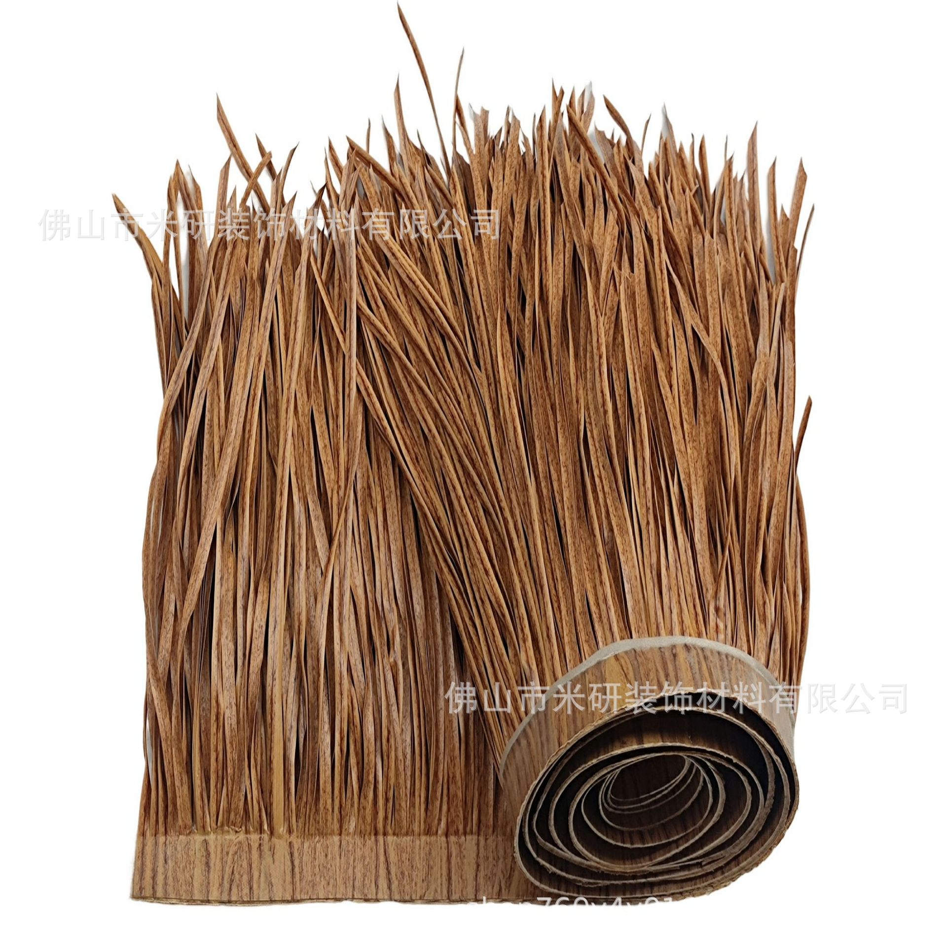 Hot melt simulation thatch plastic thatch pe thatch fire retardant thatch scenic spot roof decoration fake straw