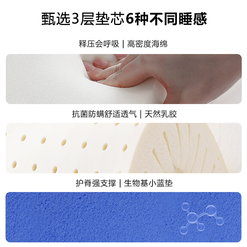 Removable and Washable Simmons Spine Protection Independent Bag Spring Mattress Hard Mattress Home Bedroom Memory Foam Latex Mattress Soft Cushion