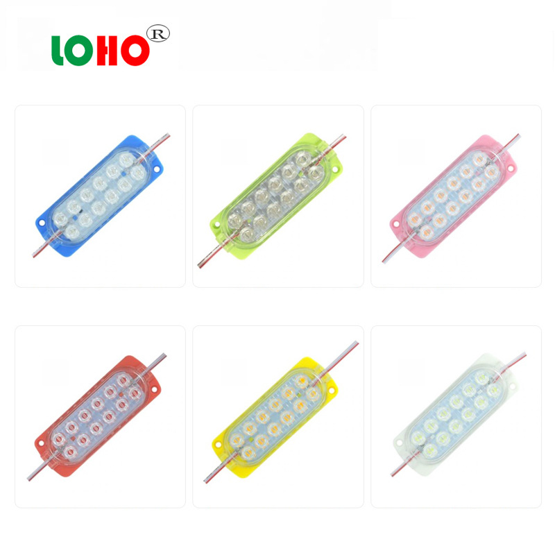 3030-6LED lamp waterproof module LED injection waterproof luminous module 136X20 six lamp ultra-high Module