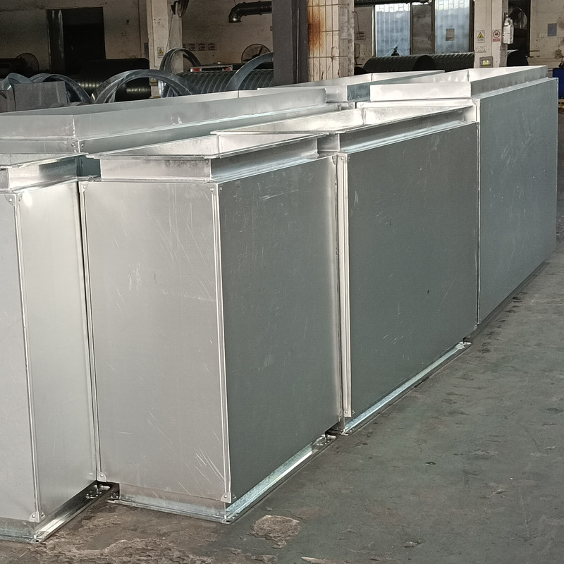 Silencer Round Duct Silencer Box Silencer Industrial with Connector Silencer Silencer Air Duct Manufacturer