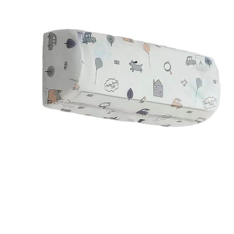 Air conditioner cover hanging machine all-inclusive cartoon European peva cover indoor household appliances protective cover electric fan air conditioner dust cover