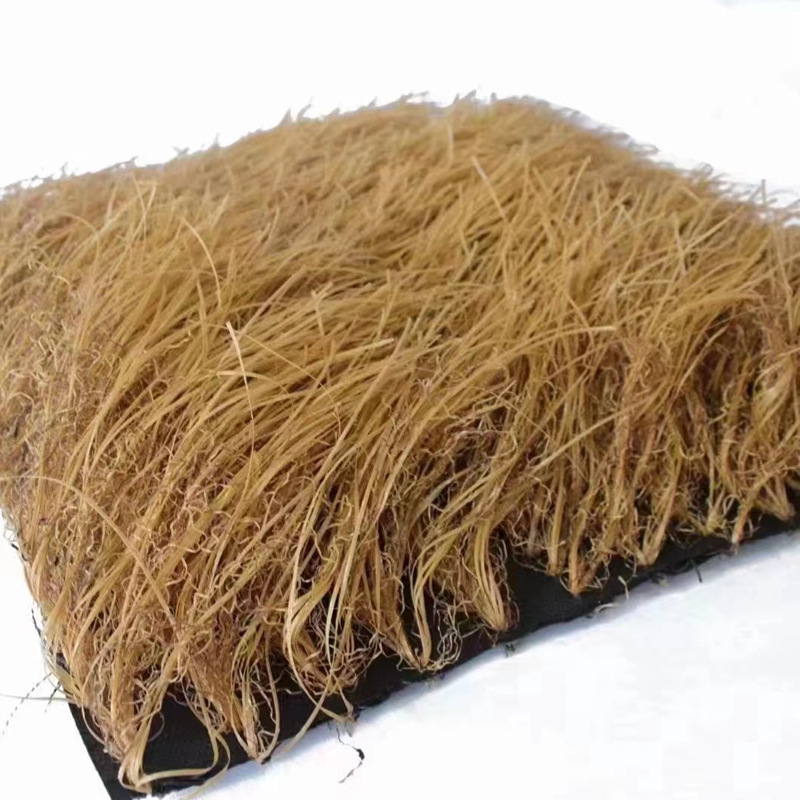 Artificial Thatch Factory Artificial Plastic Outdoor Fake Thatch Roof Straw Decoration Carpet Farmhouse Thatch Shed