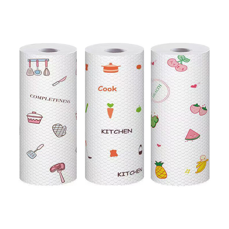 Cross-Border Disposable Lazy Rag Household Thickeneded Pedicure Foot Cloth Kitchen Dishcloth Wet and Dry Kitchen Paper