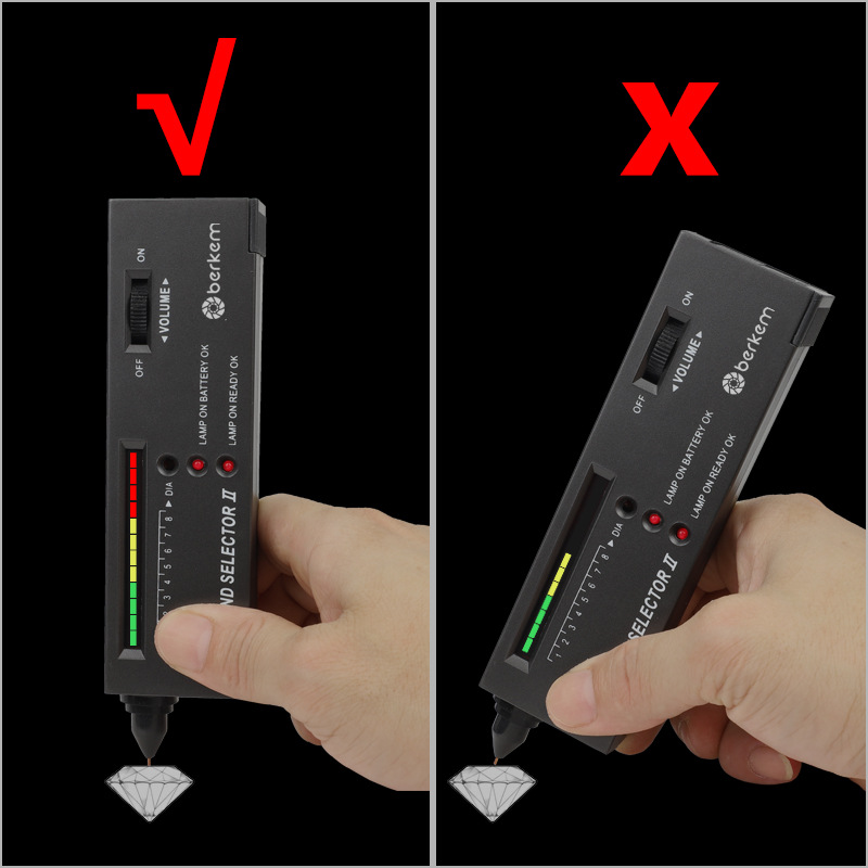 Diamond Test Pen/Diamond Tester/Diamond Thermal Conductivity Meter/Diamond Identification Meter Test Hardness Without Battery