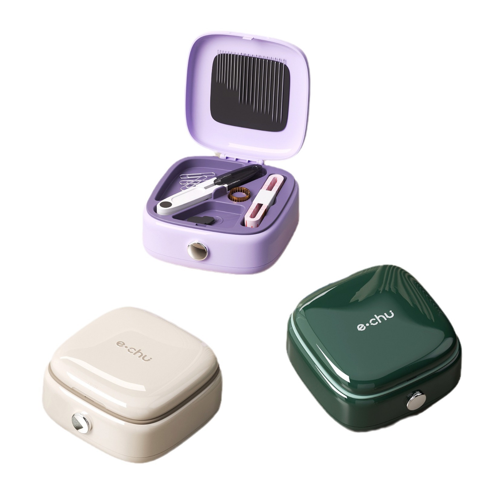 Fangyuan Magnetic Sewing Box Portable Household Sewing Tool Box Dormitory Hand Sewing Kit Four-Piece Set