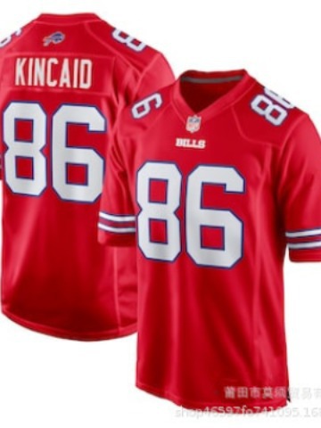 New NFL jersey Bill 17 ALLEN 58 MILANO 86 KINCAID sports olive uniform