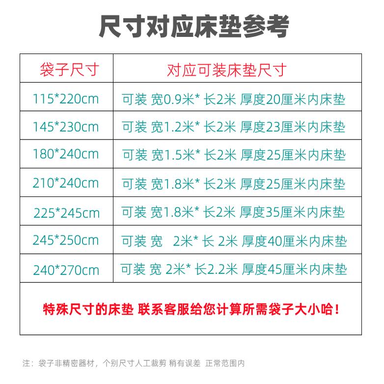 Thickened Mattress Packaging Bag Moving Bag Packaging Bag Plastic Packaging Kraft Paper Woven Bag