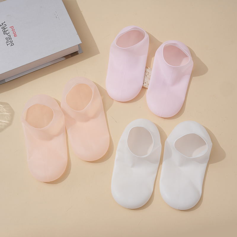 Оптовая продажа силиконовых носок для увлажнения ухода за кожей резиновый чехол для ног противосухие силиконовые носки